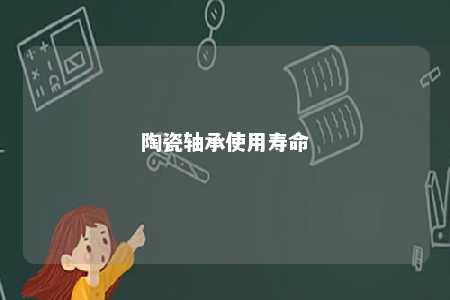 陶瓷轴承使用寿命 